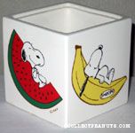 Snoopy on fruits Planter