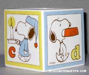 Snoopy Alphabet Block Planter Planter