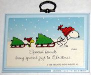 Special friends bring special joys to Christmas Plaque