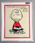 Charlie Brown 3-D greeting card