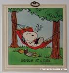 Genius at work Plaque