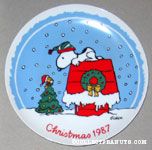 Christmas 1987 Plate