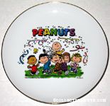 Peanuts Gang carrying Charlie Brown and Snoopy
