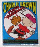 Charlie Brown Plays Baseball Card Game