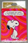 Snoopy 'It looked so easy in the bridge column' Tallies
