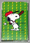 Snoopy at bat Mini Playing Cards