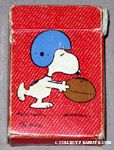 Snoopy kicking football Mini Playing Cards