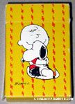 Charlie Brown hugging Snoopy Mini  Playing Cards