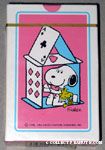 Snoopy & Woodstock in house of cards Playing Cards