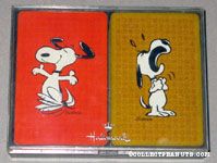 Snoopy dancing & Snoopy crying Double-Playing Card Set