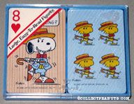 Snoopy & Woodstock dancing in 1920's clothing Double-Playing Card Set
