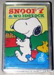 Snoopy & Woodstock walking with dishes Playing Cards