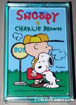 Snoopy hugging Charlie Brown at bus stop Playing Cards