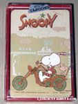 Snoopy & Woodstock riding motorcycle Playing Cards