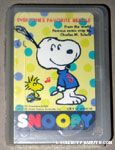 Snoopy listening to Woodstock whistling Playing Cards