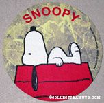 Snoopy laying on doghouse Pog Mat