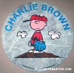 Charlie Brown on baseball pitcher's mound Pog Mat - Large