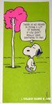 Snoopy 'There's no sense in doing a lot of barking if you don't really have anything to say' Postcard