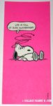 Snoopy 'Life is full of rude awakenings' Postcard