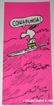 Snoopy surfing 'Cowabunga!' Postcard