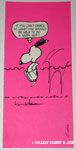 Snoopy 'If you can't dance, at least you should be able to do a happy hop' Postcard
