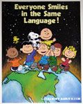 Peanuts Gang on Globe