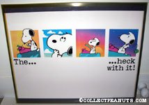 Snoopy writer 'The Heck with it' Poster