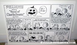 Peanuts Great Pumpkin Comic Strip Poster