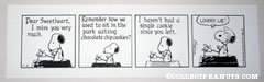 Snoopy 'Lovers Lie' Daily Comic Strip Poster
