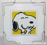 Snoopy laughing Framed Print