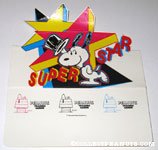 'Snoopy Superstar Trading Card Display