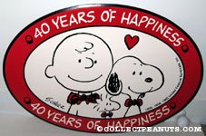 '40 Years of Happiness Logo Display