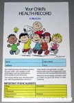 Peanuts Gang Metlife Child's Health Record