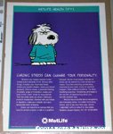 Chronic Stress Snoopy Metlife Magazine Ad