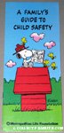 Beaglescout Snoopy & Woodstocks on Doghouse Metlife Child Safety Brochure