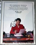 Snoopy peaking over lady's shoulder Metlife Magazine Ad