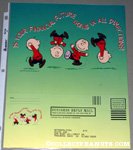 Charlie Brown doing flips Metlife Financial Brochure