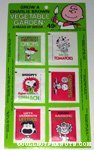 Charlie Brown Vegetable Garden Seed Packets 
