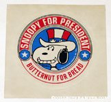 Snoopy for President Sticker