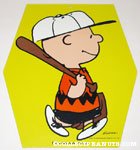 Baseball Charlie Brown cardboard hanging sign