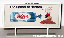 Charlie Brown 'Bread of Heros' Weber's Bread Billboard Mockup