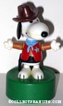 Cowboy Snoopy Push Puppet