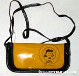 Lucy on brown and yellow