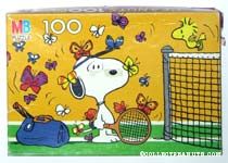 Snoopy and Woodstock playing Tennis with Butterflies Puzzle
