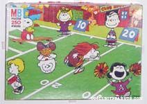 Peanuts playing Football Puzzle