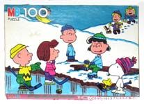 Peanuts playing Hockey Puzzle