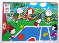 Peanuts playing Basketball Puzzle