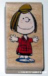 Peppermint Patty Standing Rubber Stamp