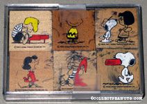Peanuts gang set of 6 Rubber Stamps