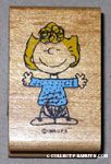 Sally standing Rubber Stamp